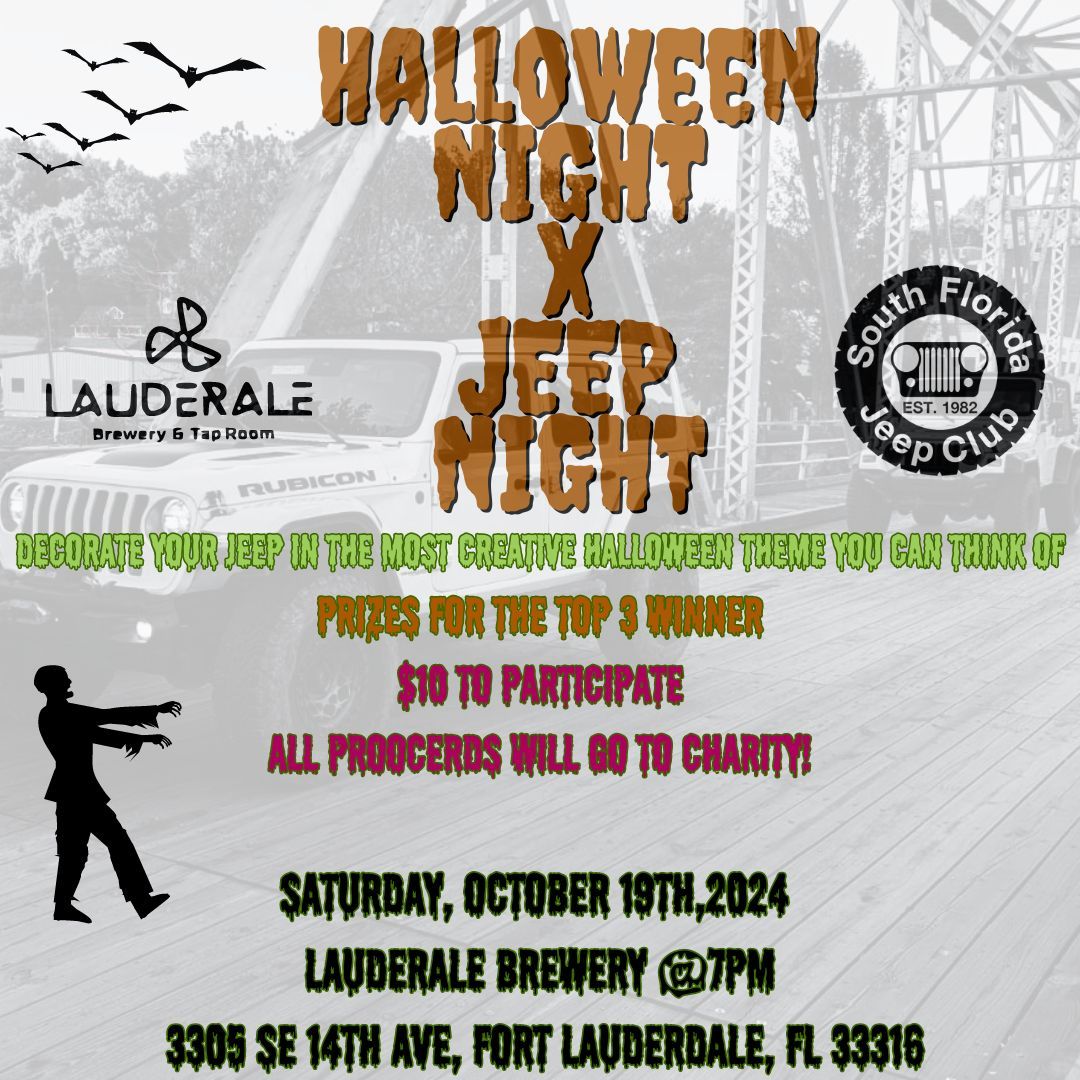 Jeep Night @ LauderAle Brewery x Halloween Night