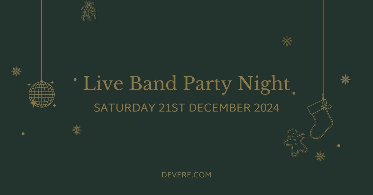 Live Band Public Party Night