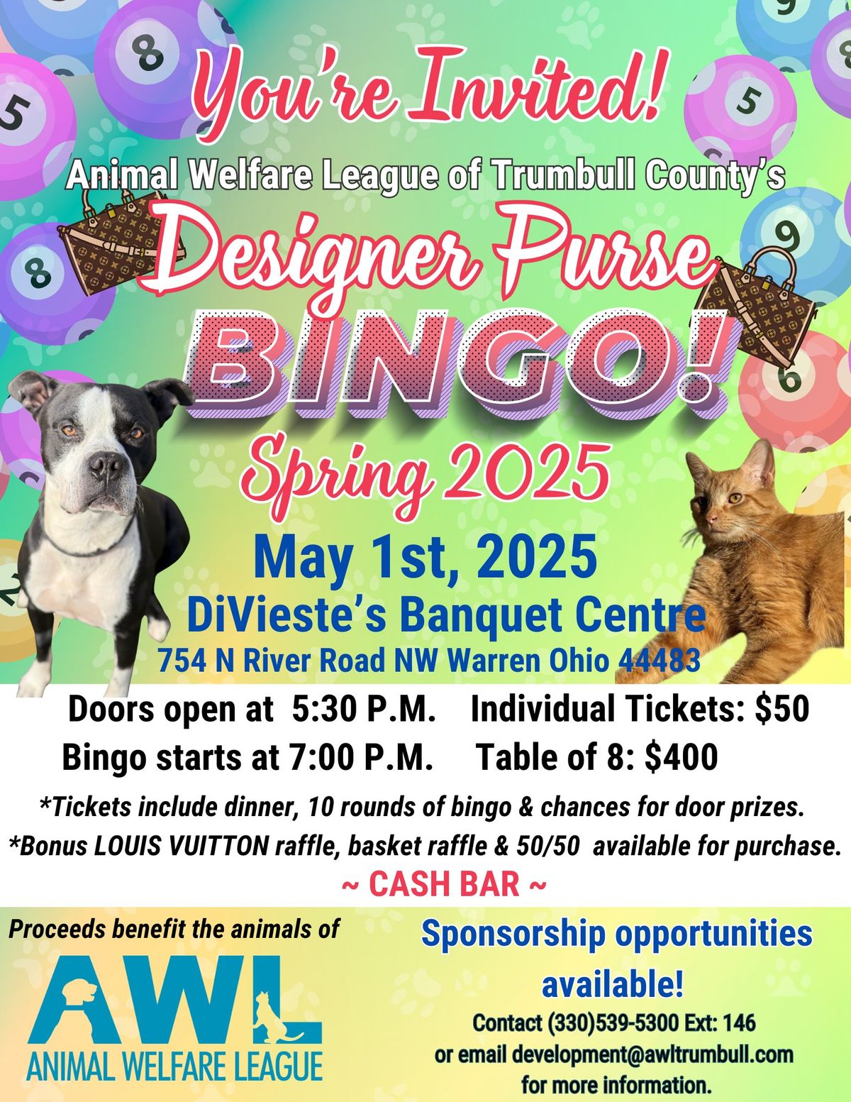 Designer Purse Bingo Spring 2025