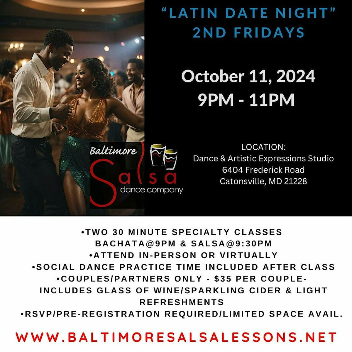 2nd Fridays- Latin Date Night in Catonsville!