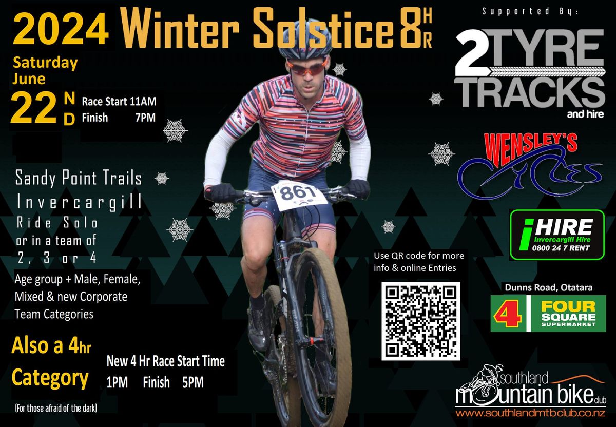 2Tyre Tracks and Hire & Wensleys Cycles Winter Solstice 4 & 8hr XC Enduro