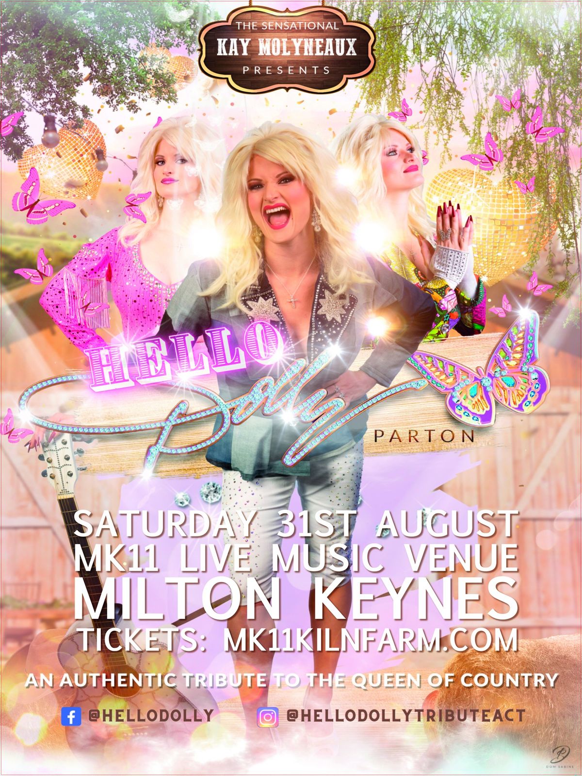 Hello Dolly - Dolly Parton & Country Show - With Full Live Band! \/ MK11 Milton Keynes