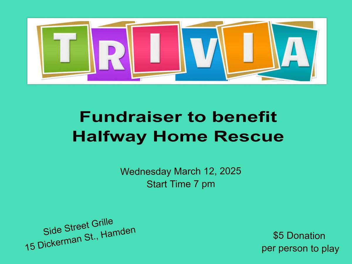 Trivia Night! Fundraiser to benefit HHR