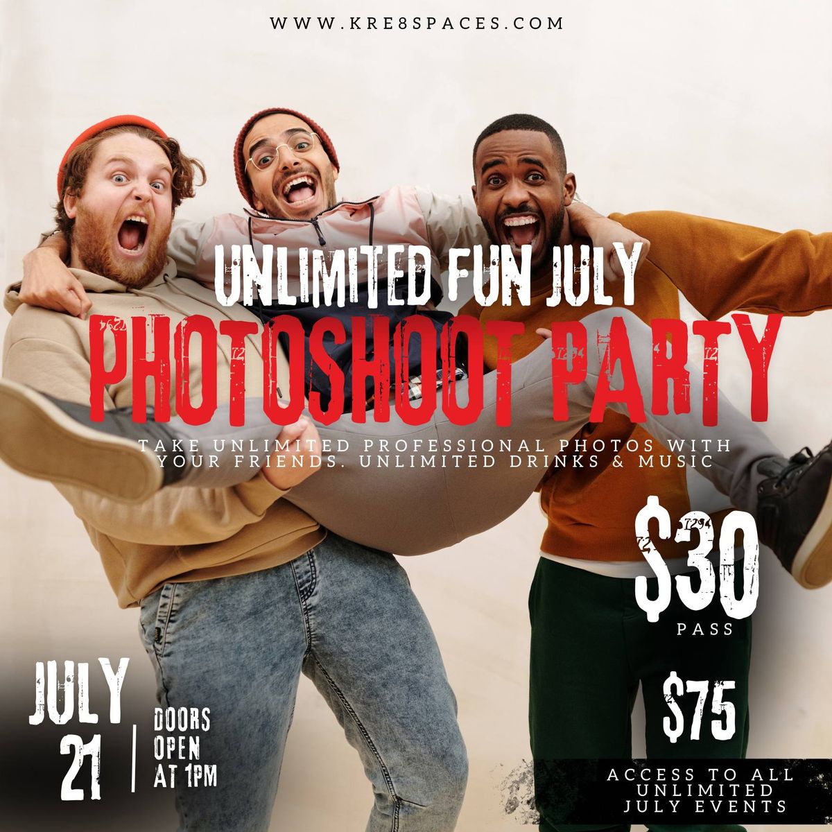 Unlimited Photoshoot Party