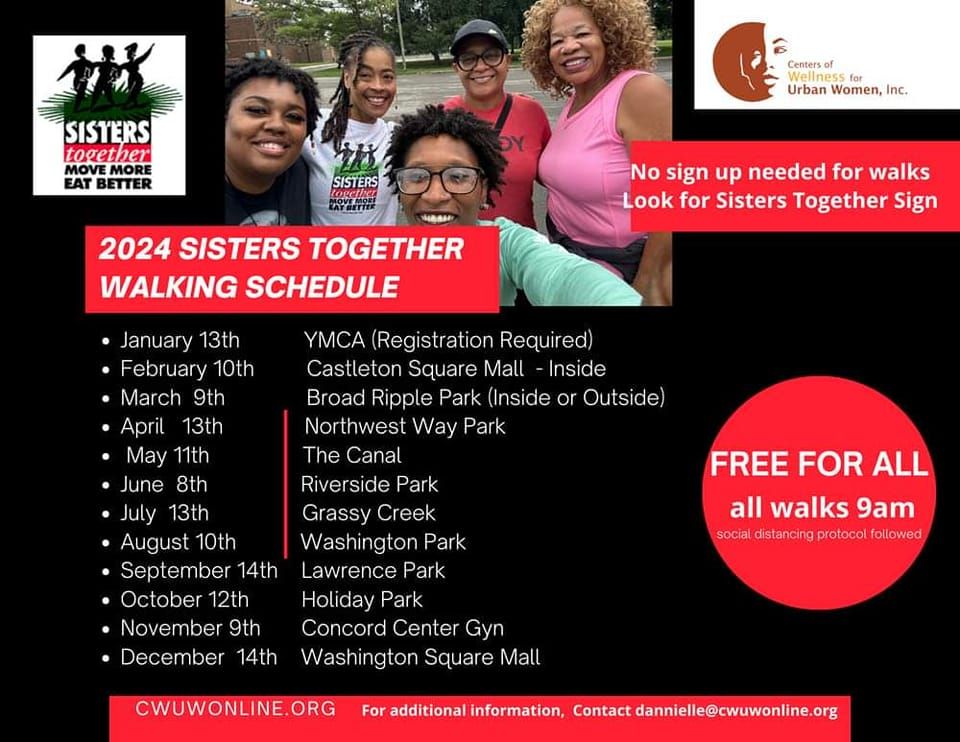 Sisters Together Move More Eat Better Monthly Walk