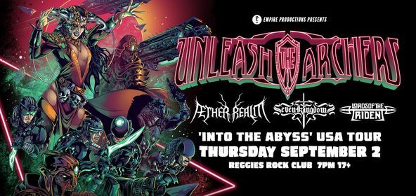SOLD OUT - Unleash the Archers \/ Aether Realm \/ Seven Kingdoms \/ Lords of the Trident at Reggies