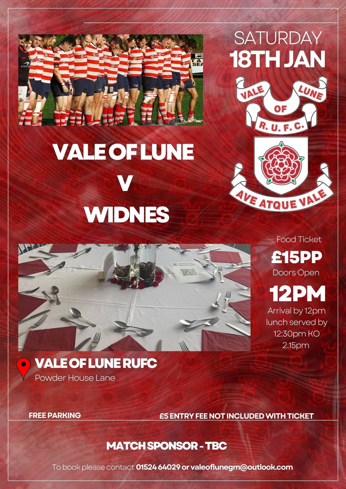 Vale of Lune V Widnes 