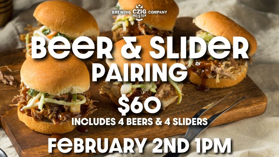 Beer & Slider Pairing