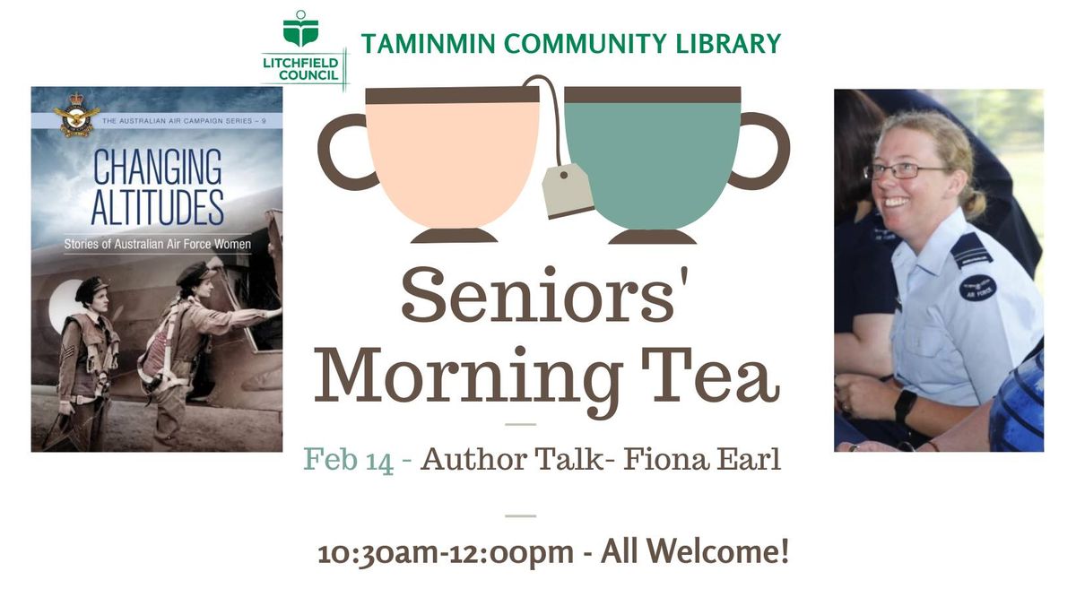 Seniors Morning Tea - Author Talk - Fiona Earl