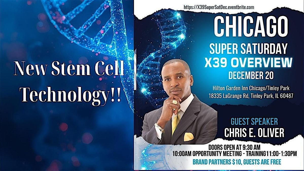 X39\u2122 Wellness Breakthrough: Super Saturday with Chris E. Oliver