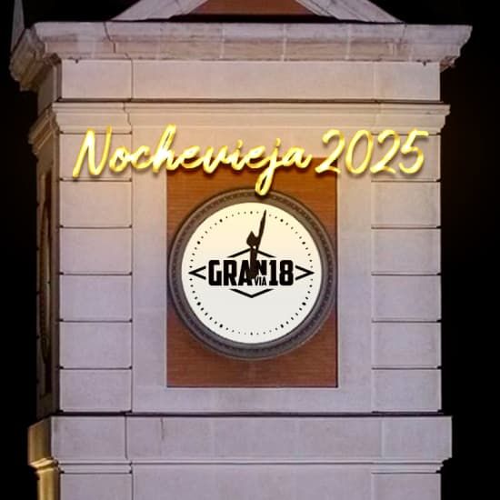 Cena de gala de Nochevieja 2025 en Gran V\u00eda 18