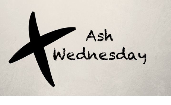 Ash Wednesday Masses at 6:30 a.m., 12 p.m. and 6:30 p.m.