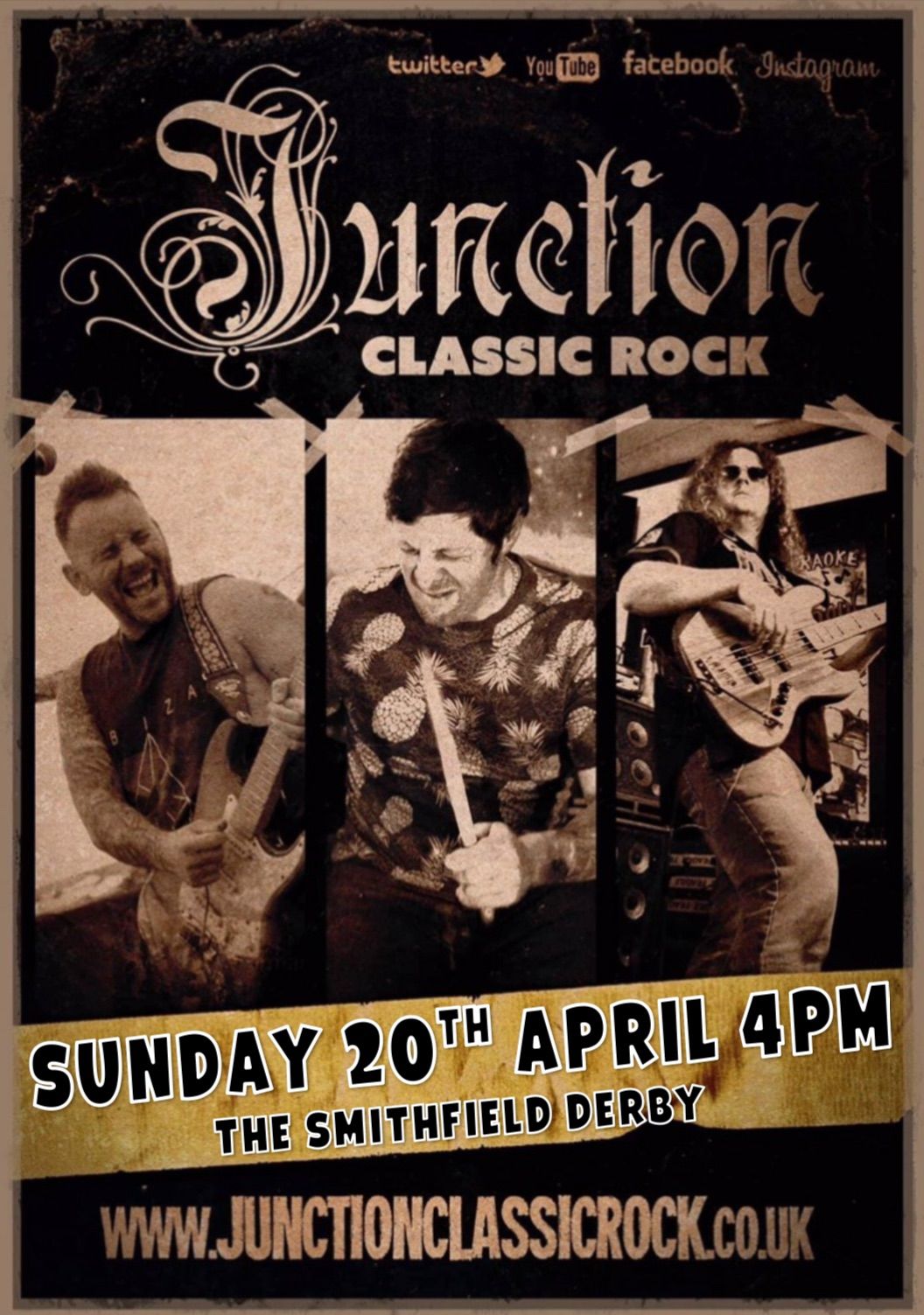 Junction! Sunday 20th April 4pm