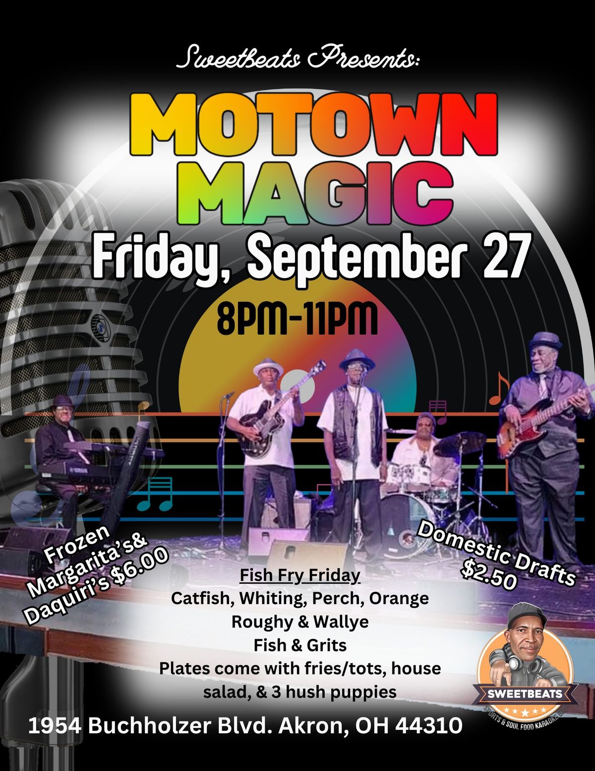 Sweetbeats Presents: Motown Magic Band Live 