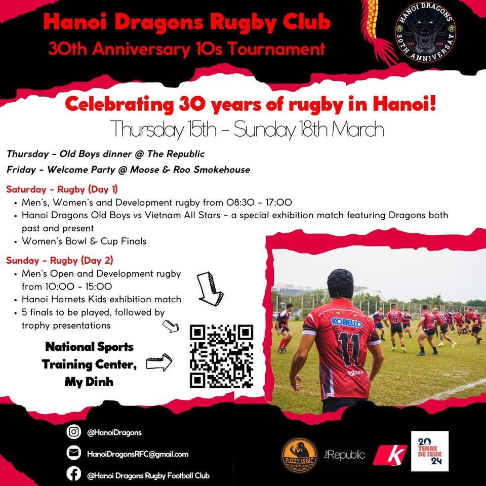 Hanoi Dragons 30th Anniversary 10s 