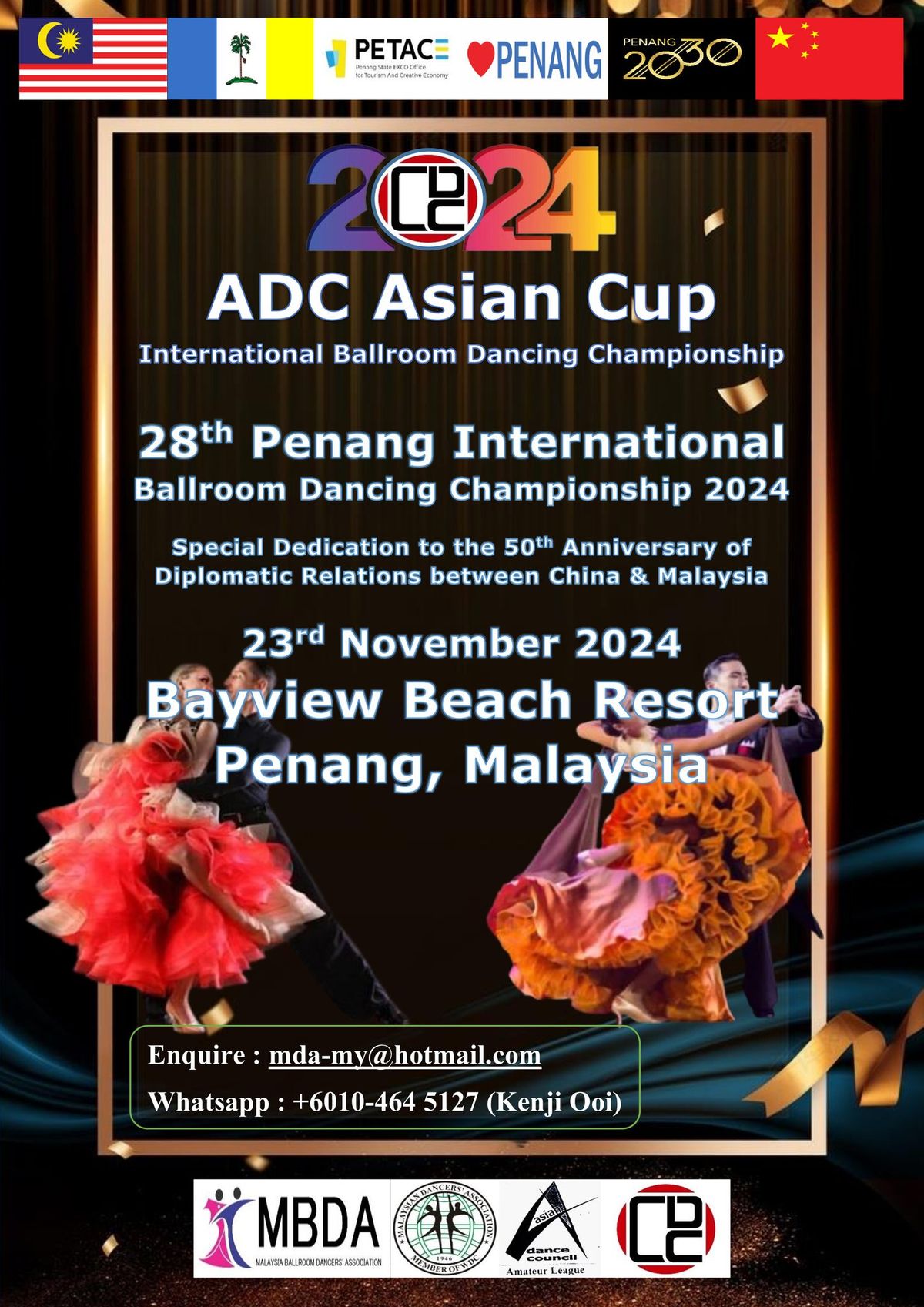 2024 ADC Asian Cup Cum 28th Penang International Ballroom Dancing Championship 2024