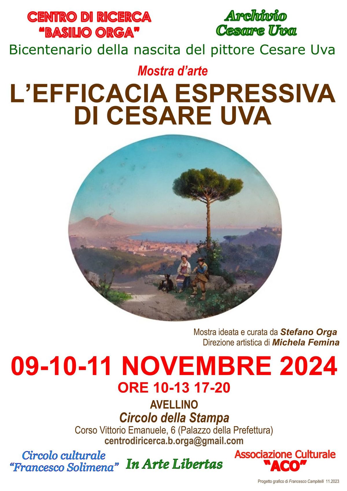 Mostra d\u2019Arte: \u201cL\u2019EFFICACIA ESPRESSIVA DI CESARE UVA\u201d