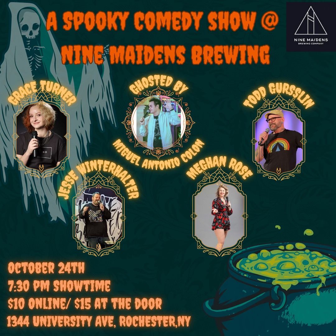 Comedy at Nine Maidens Brewing 