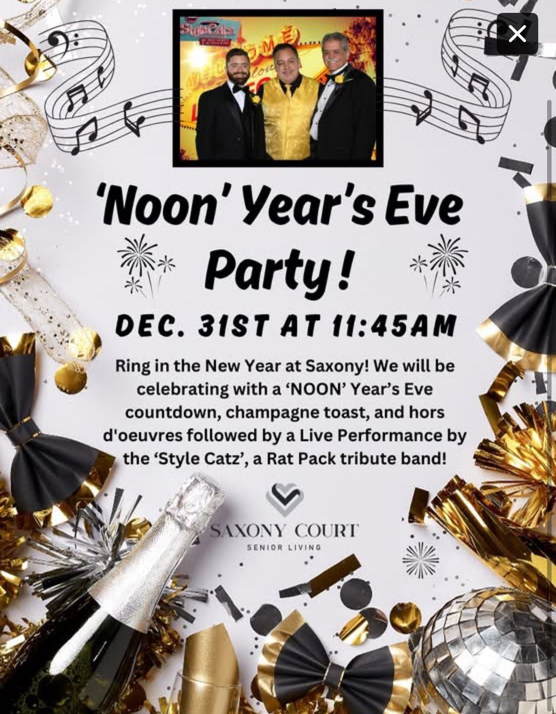 Noon Year\u2019s Eve Party!