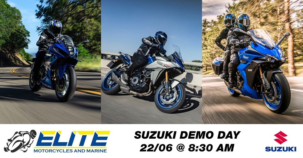 Suzuki Demo Day - Test ride the new GSX-S1000GX and GSX-8R