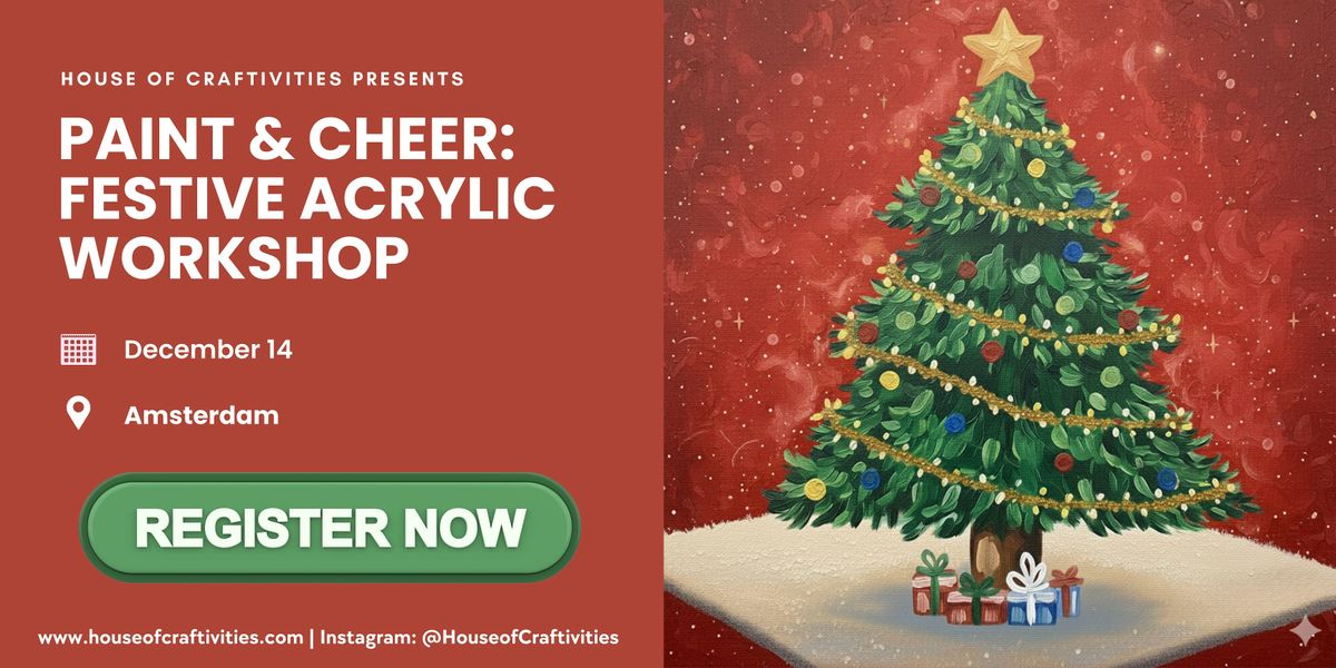 Paint & Cheer: Festive Acrylic Workshop