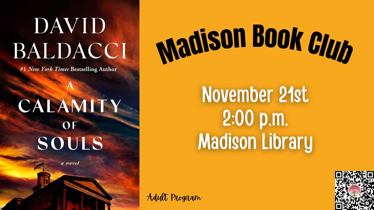 Madison Book Club - "A Calamity of Souls" by David Baldacci