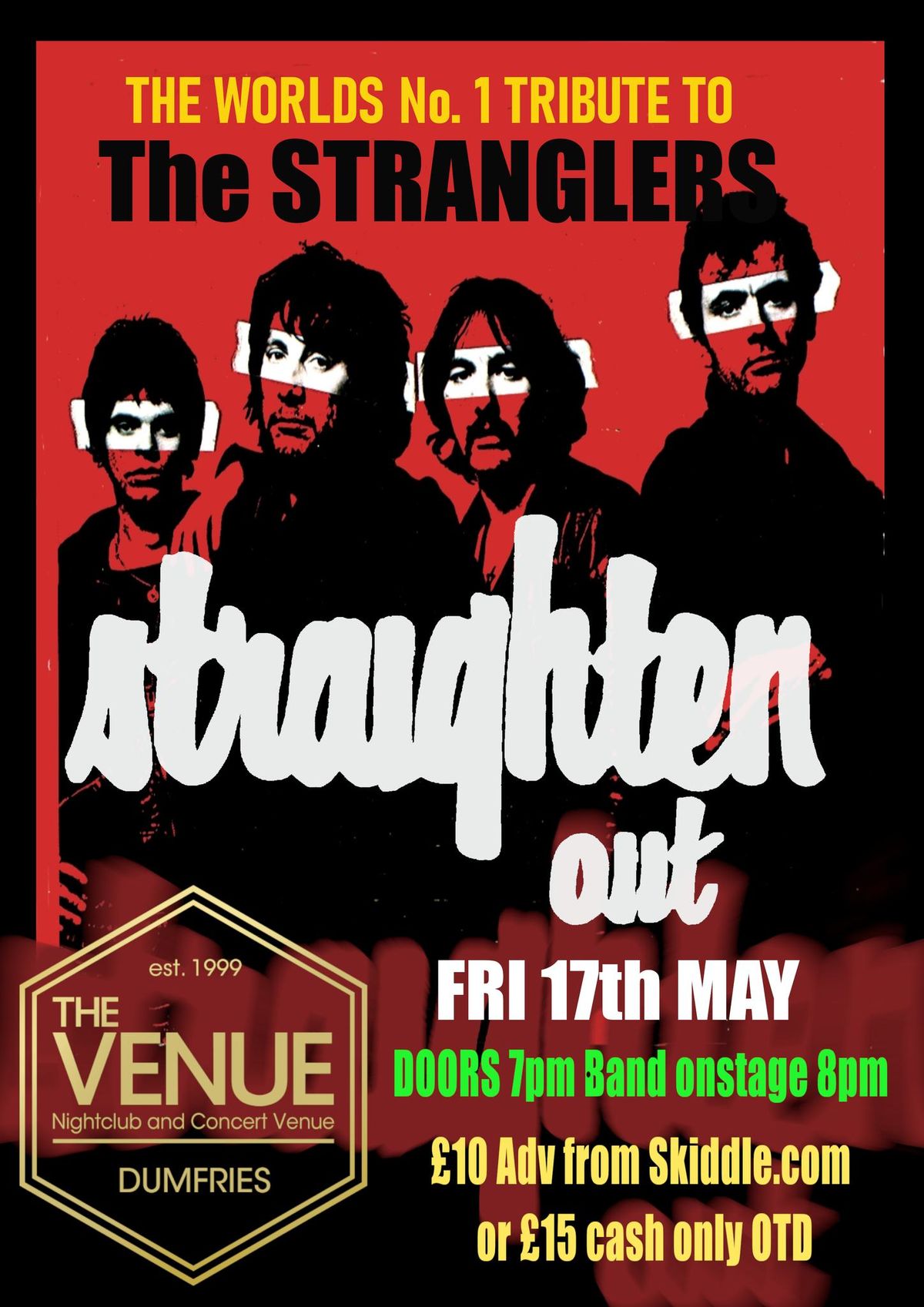 THE STRANGLERS tribute Straighten Out Play Dumfries