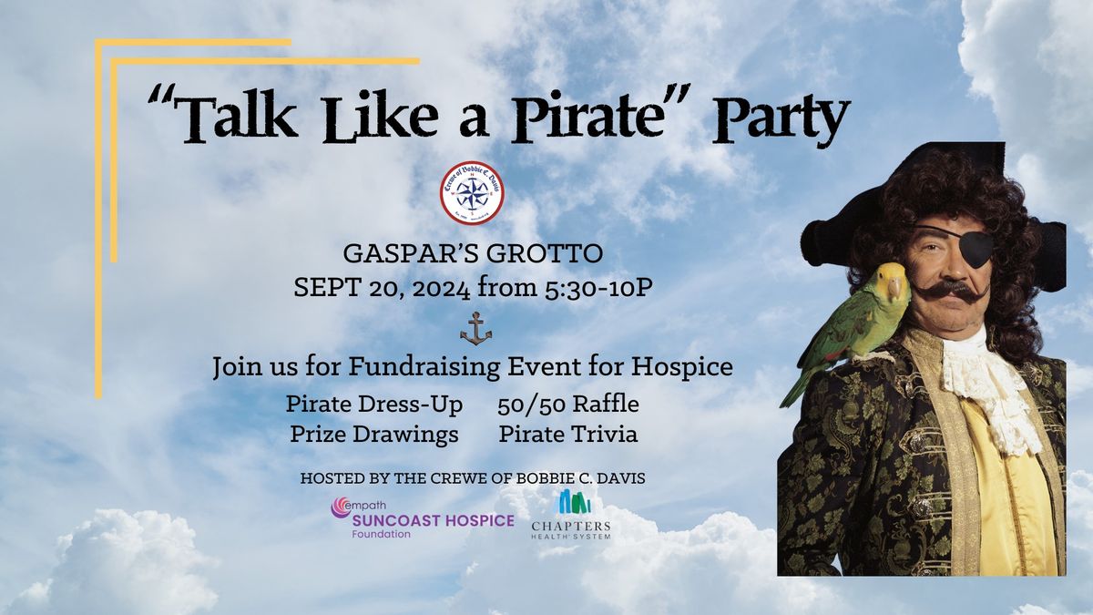 Talk Like a Pirate Fundraising Event