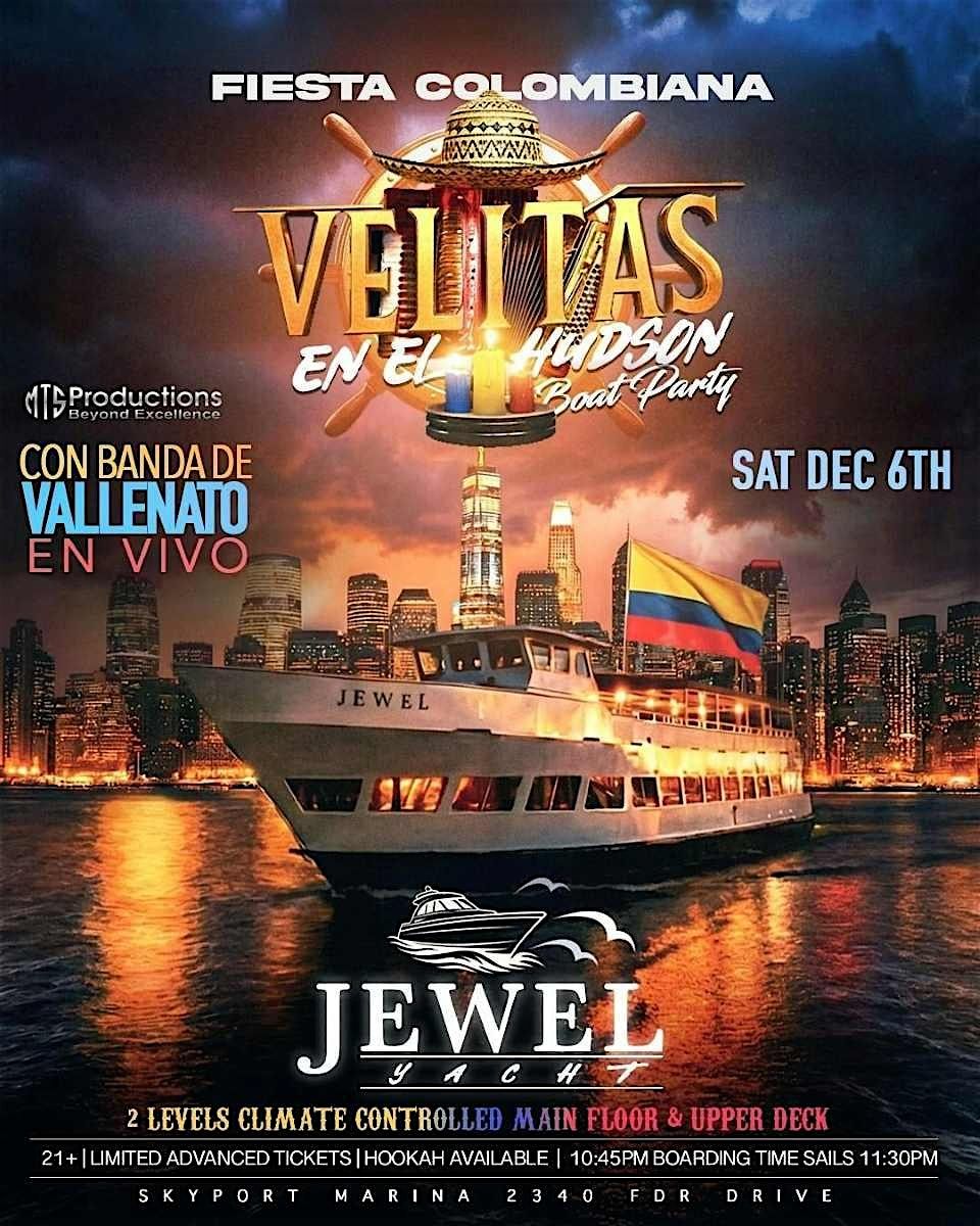 Velitas en el Hudson Colombian Boat Party NYC | NYC Events Guide