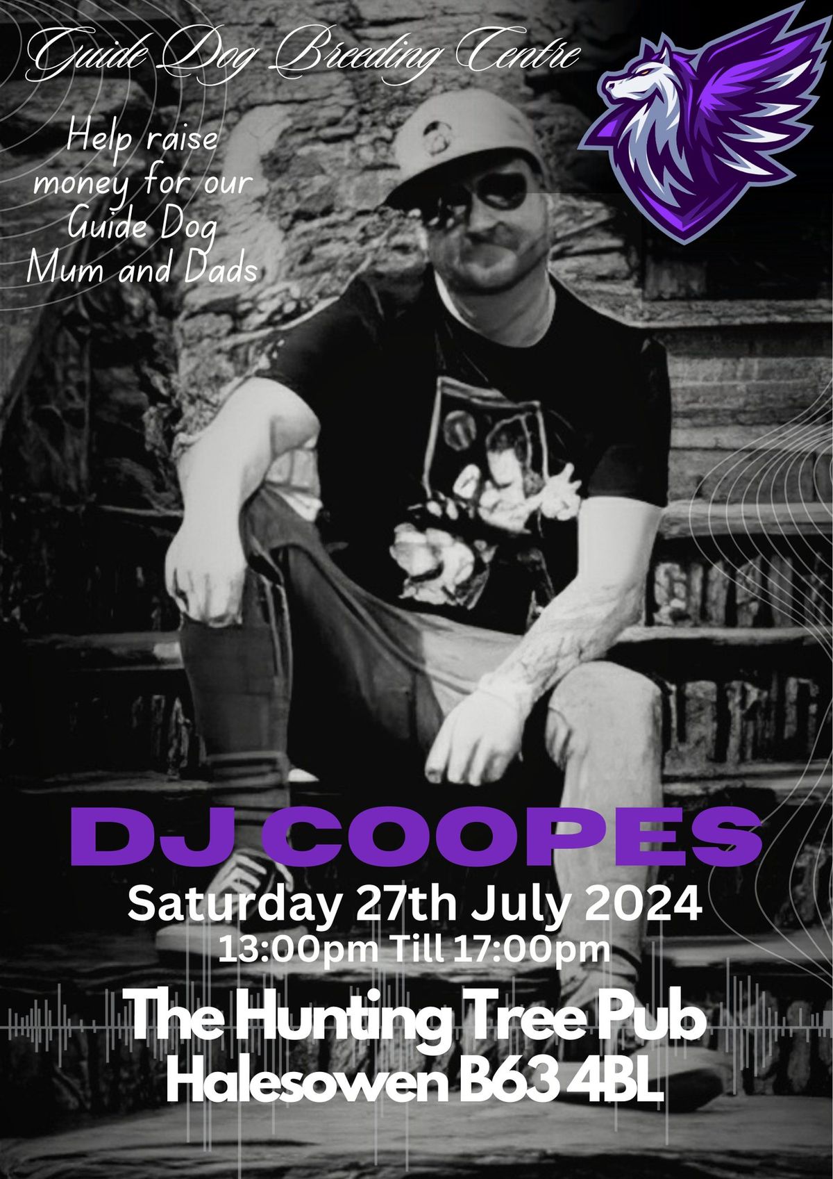 Fundraiser Guide Dog Breeding Centre Specal Guest Dj Coopes 