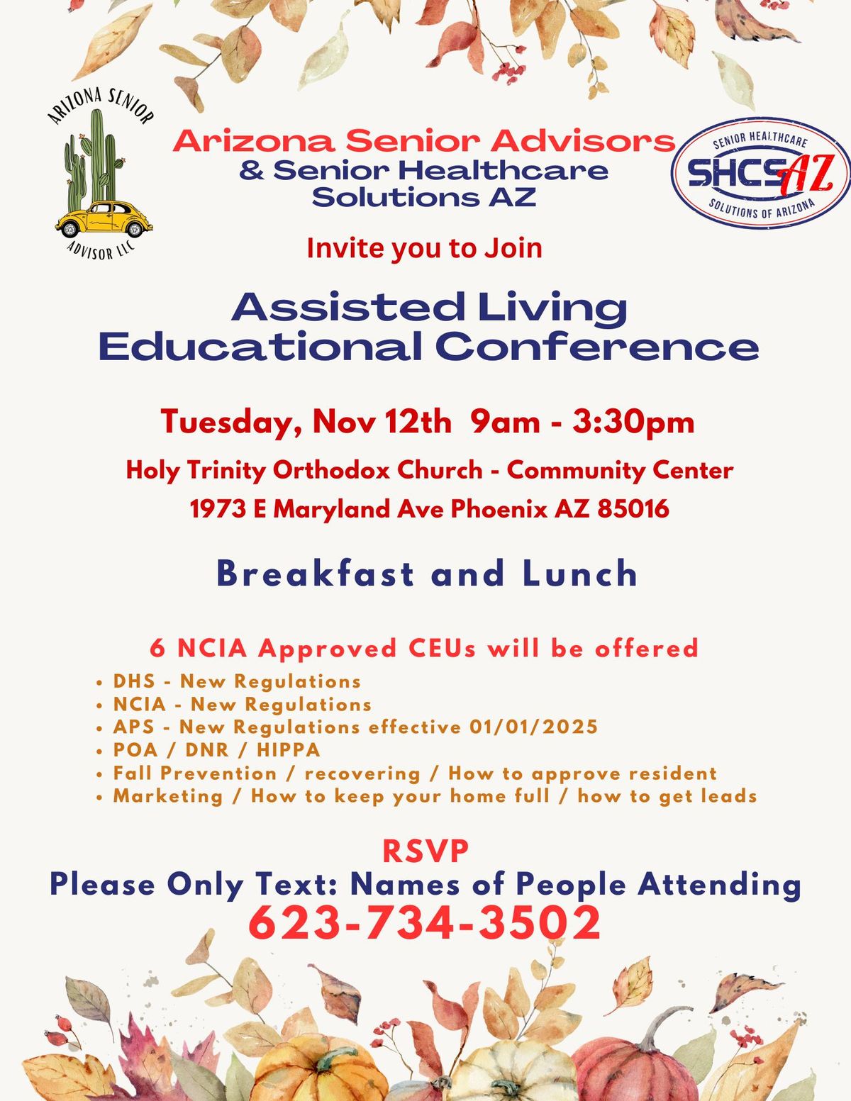  Assisted Living Educational Conference