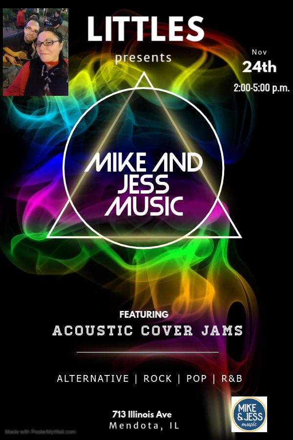 Mike and Jess Music live at Littles!!!