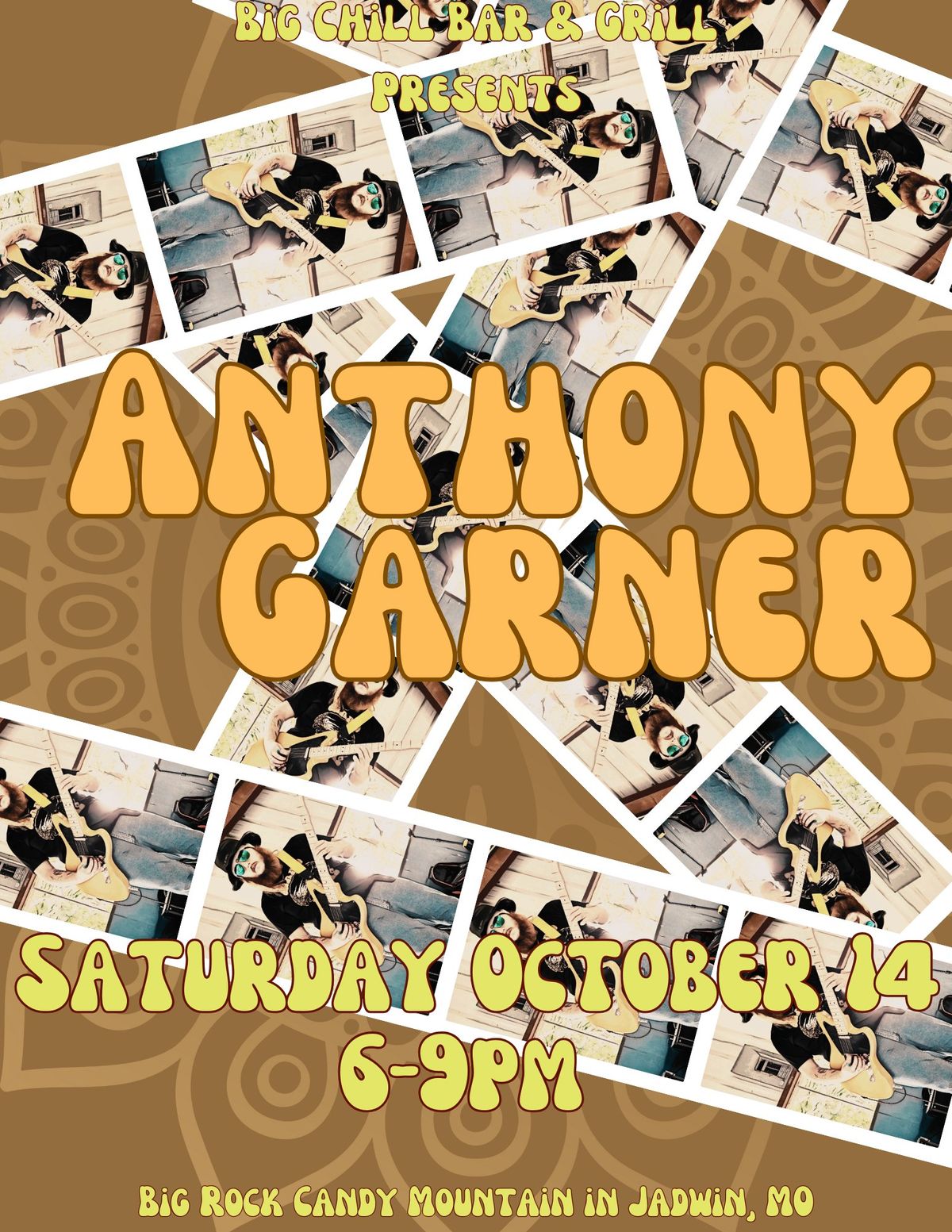 Anthony Garner Live @  the Big Chill!