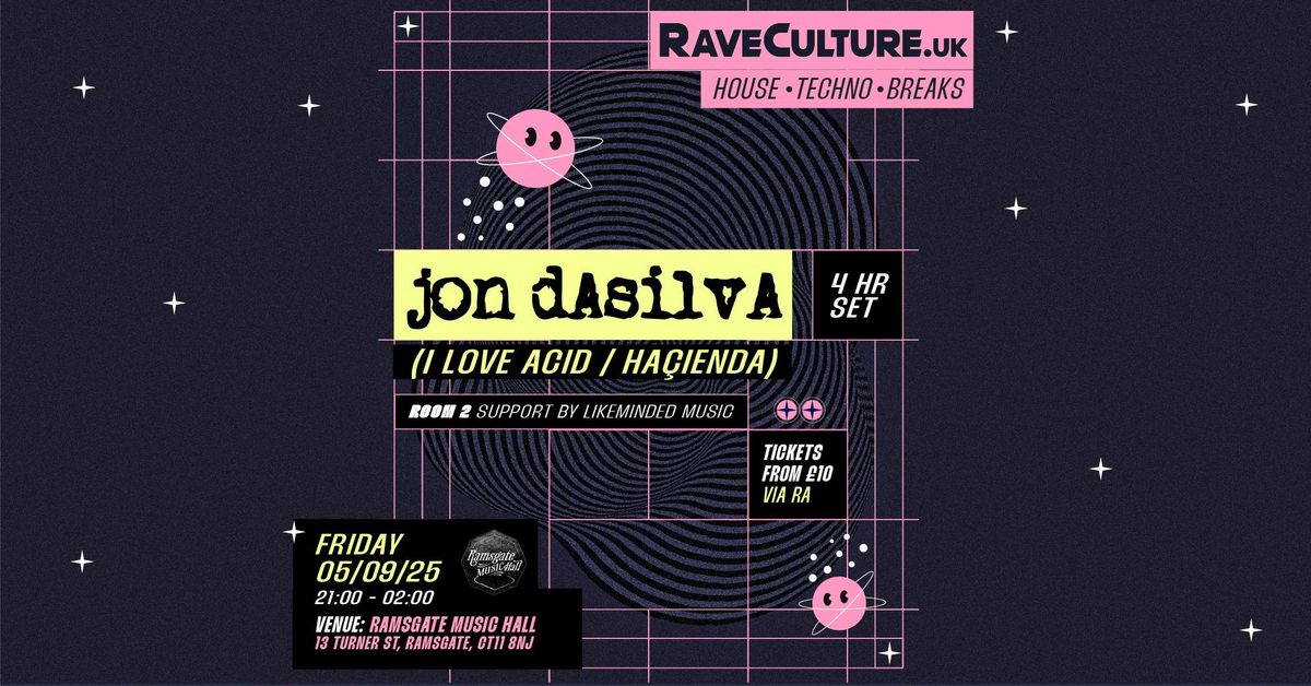 Hacienda Legend Jon Dasilva 4-Hour Set @ Ramsgate Music Hall
