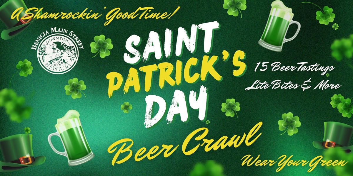 St. Patrick's Day Beer Crawl in Downtown Benicia