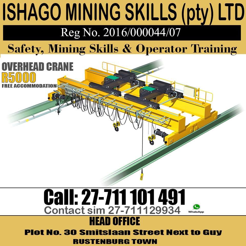 Overhead crane operator training in rustenburg \/ mafikeng