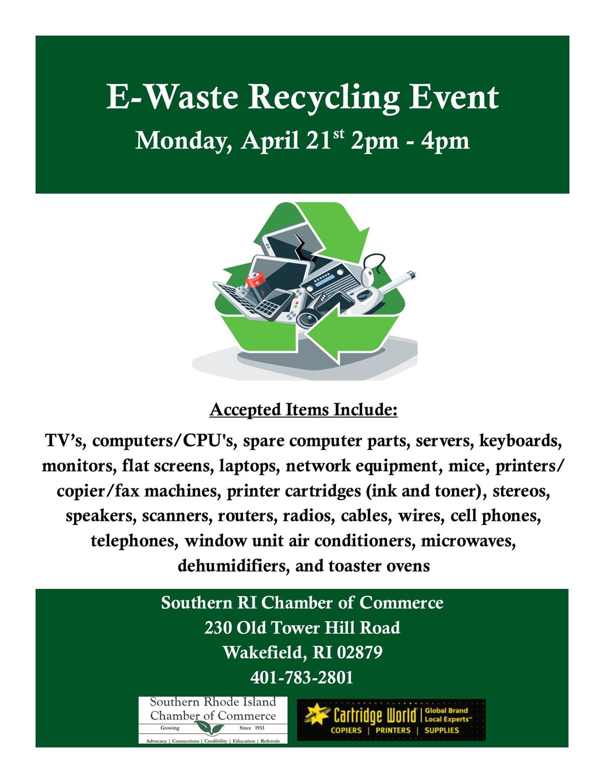 E-Waste Recycling Event