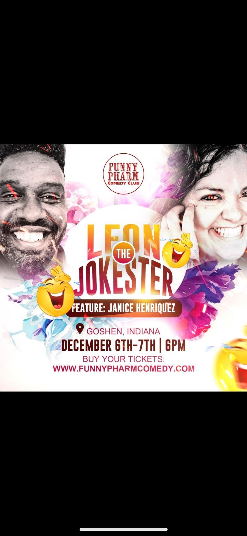 \u201cLet\u2019s Laugh Together\u201d comedy shows night!! Double headliners:  Leon the Jokester&Janice Henriquez! 