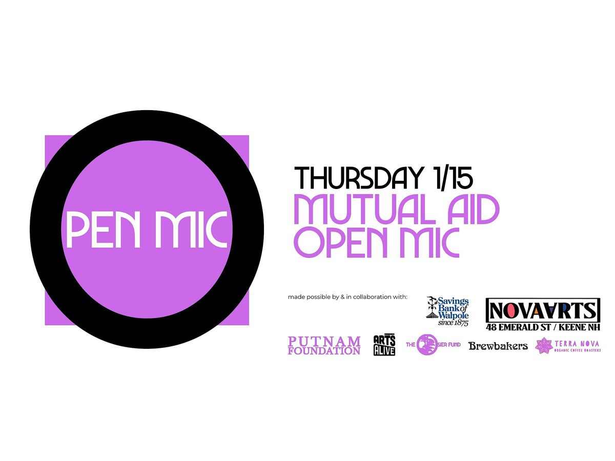 Mutual Aid Open Mic Night!