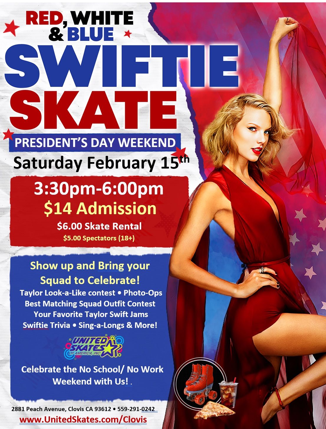 Taylor Swift President\u2019s Day Skate 