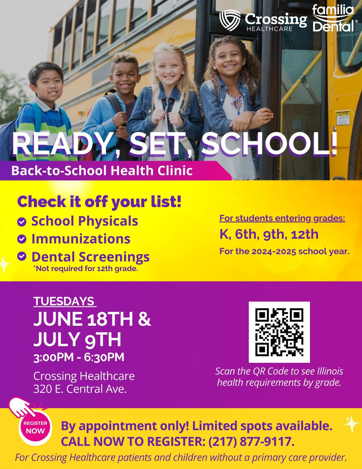 Ready, Set, School Back-to-School Health Clinic