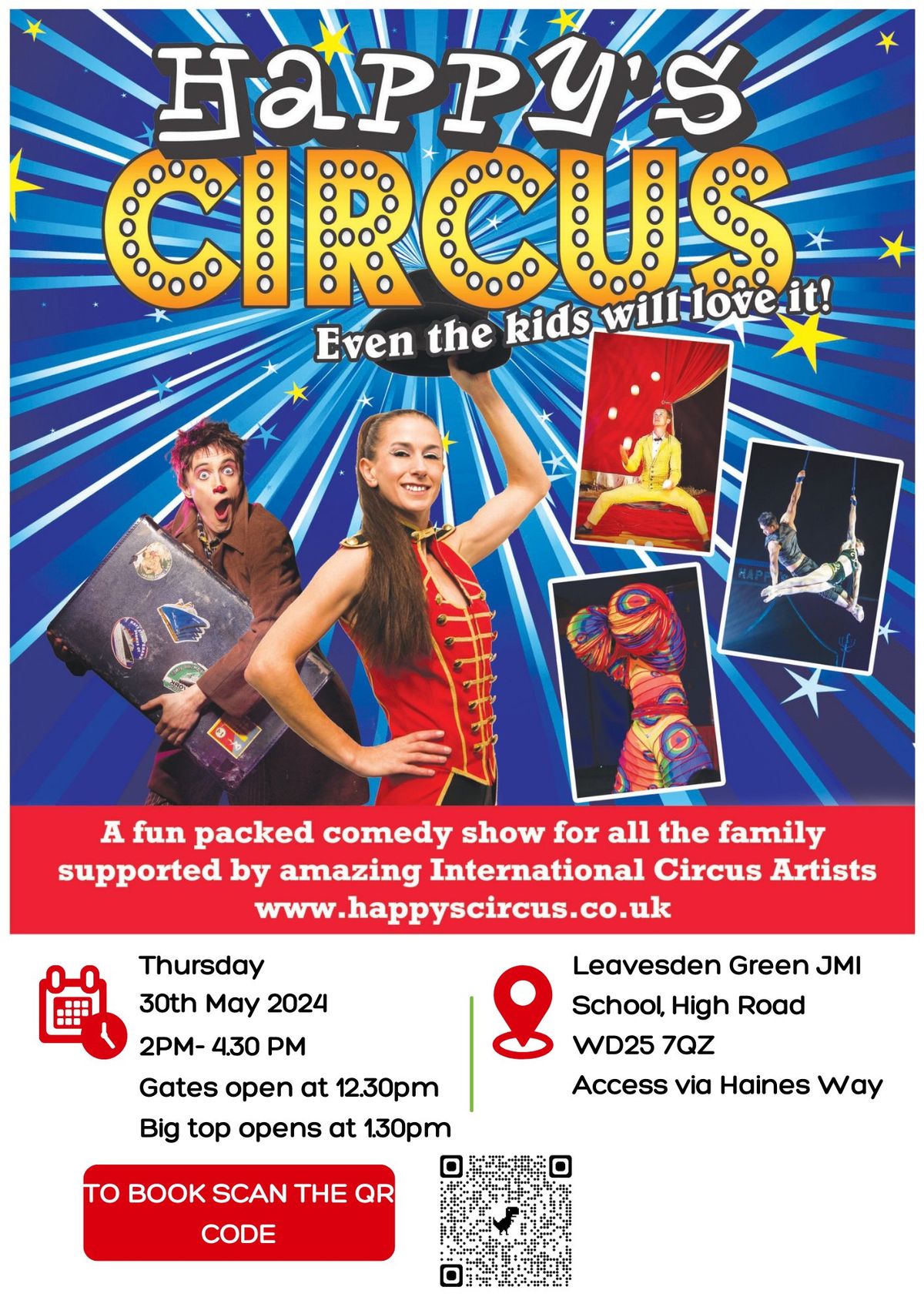 Happy Circus comes to Leavesden Green 