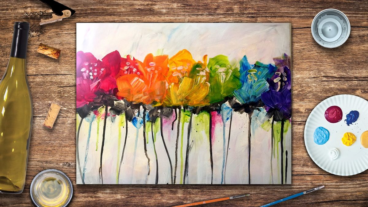 Poppy Prism- Paint and Sip - Bottomless Mimosas just $12 