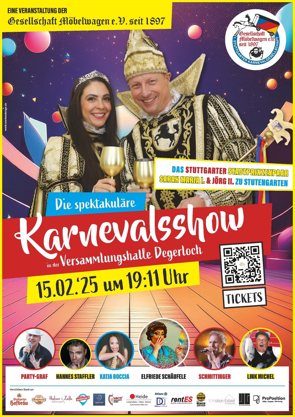 Wir pr\u00e4sentieren - DIE Gro\u00dfe Karneval-Show 2025 - die etwas andere Prunksitzung