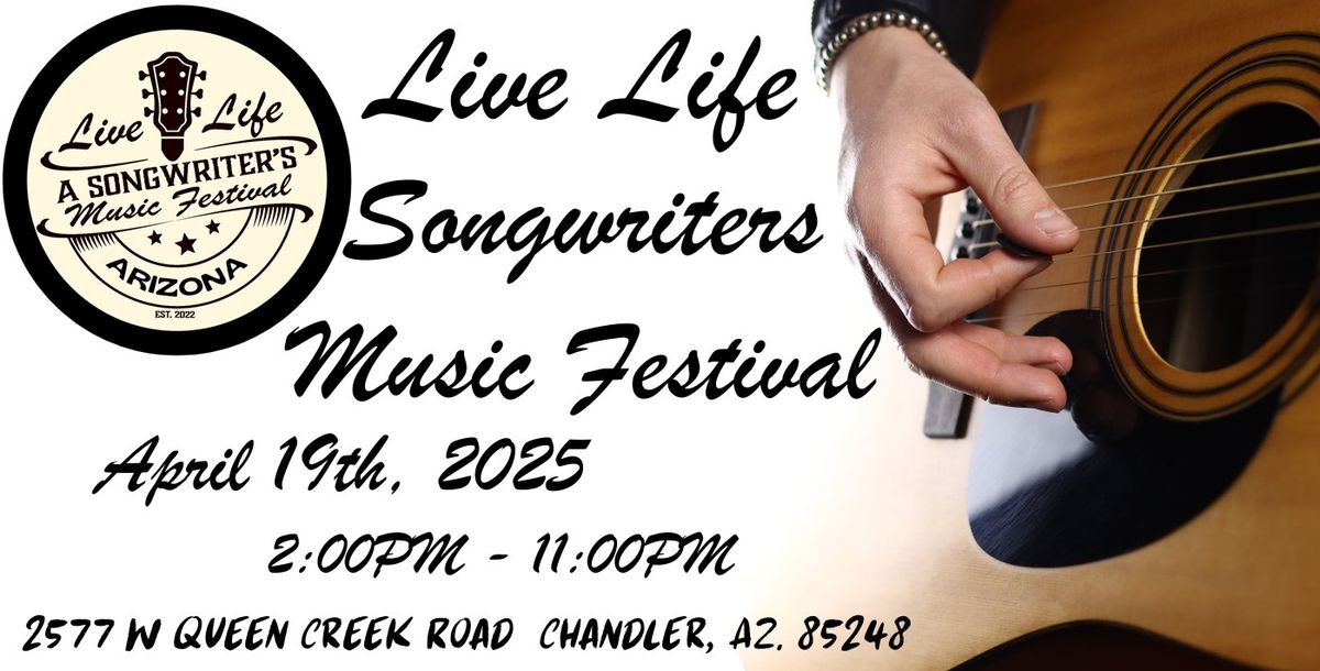 Live Life Songwriters Music Festival