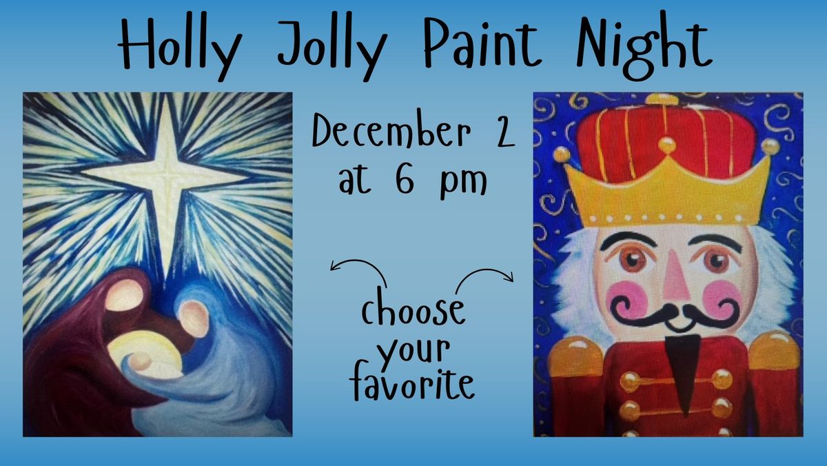 Holly Jolly Paint Night