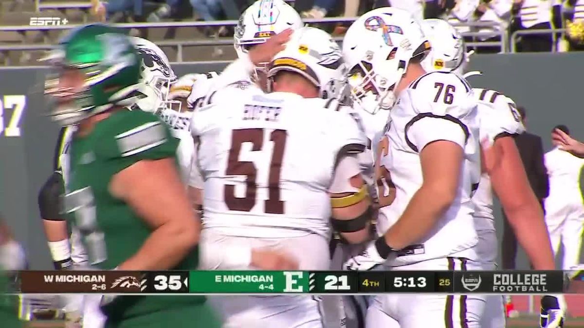 Western Michigan Broncos at Eastern Michigan Eagles Football at Rynearson Stadium