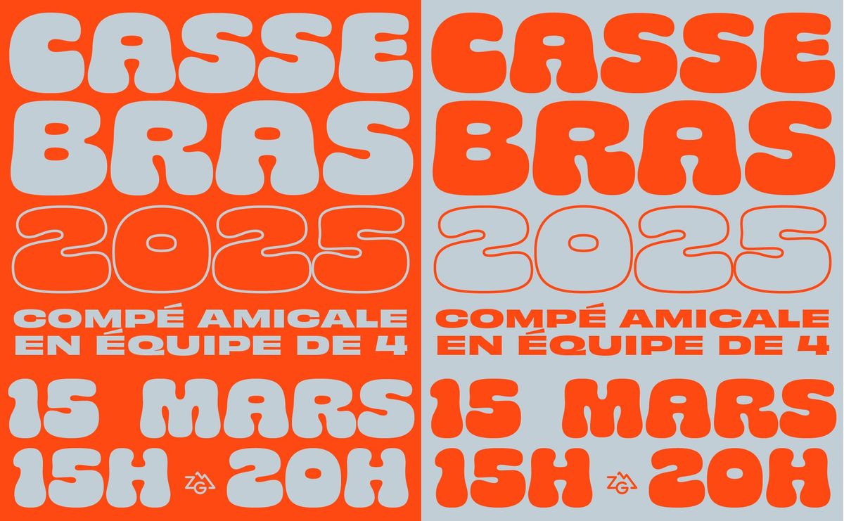 CASSE-BRAS 2025 \u2022 Comp\u00e9tition amicale de moulinette en \u00e9quipe de 4