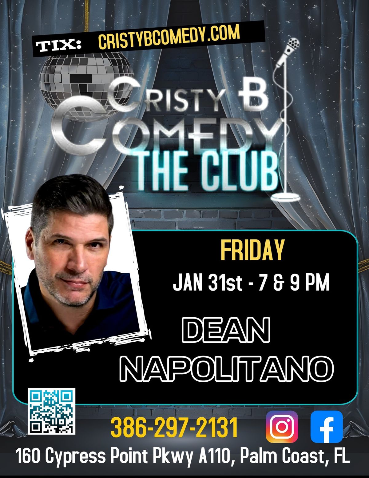 Friday night Comedy with DEAN NAPOLITANO