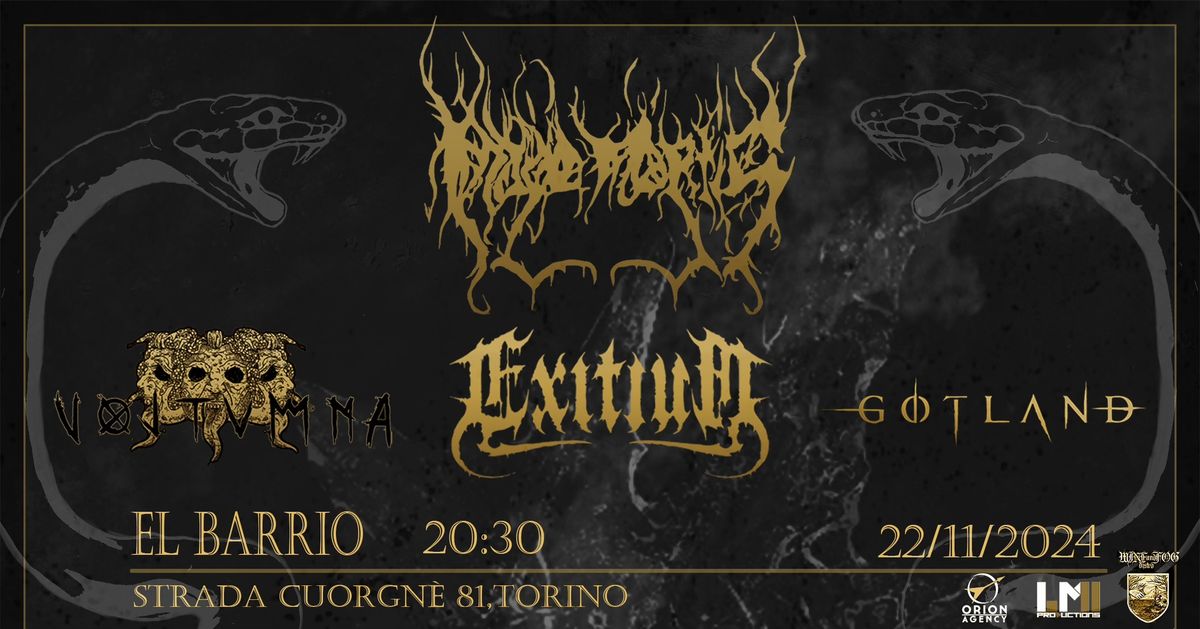 Gotland \/ Voltumna \/ Exitium \/ Imago Mortis Live @ El Barrio (TO)